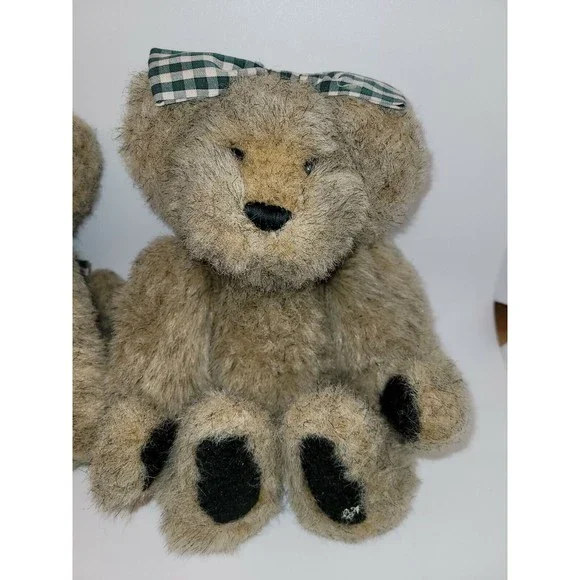 Cottage Collectible Artist Designed Plush Poseable Dennis  & Dorothy Ganz Bears - Picture 7 of 12